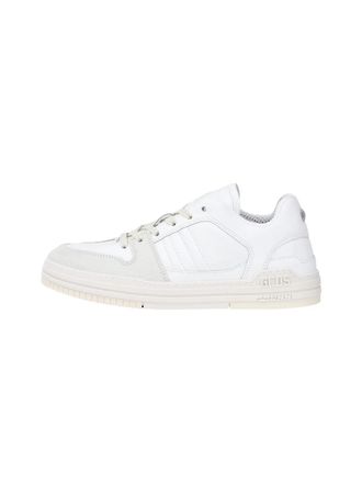 GCDS White Leather Minimalist Sneakers