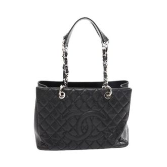 Chanel Pre-owned Vintage Tote Bag - Dames - Pre-owned - Zwart - Maat: ONE Size Zijde
