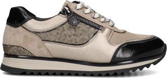 Hassia Taupe Leren Enkellaarzen - Dames - Sneakers - Beige - 37 1/2 EU - Leer - Schoenen