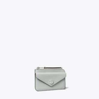 Tory Burch Womens Pebble Envelope Zip Card Case, One Size