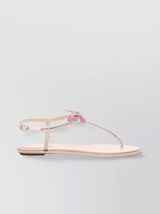 Rene Caovilla leather flat sandals