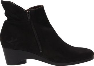 Mephisto Turna Enkellaars - Dames - Cowboylaarzen - Zwart - 40 EU - Leer - Schoenen