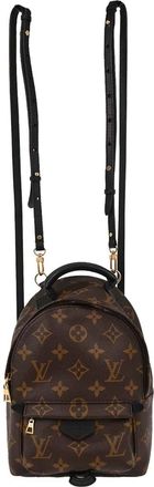 Louis Vuitton Palm Springs Backpack Monogram Canvas Brown Canvas Backpack Bag (Pre-Owned)