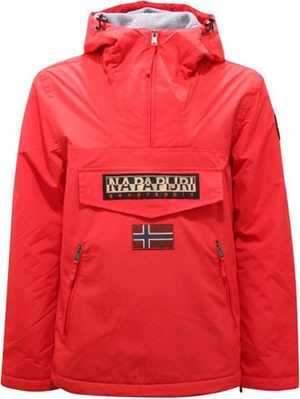 Napapijri Jassen, Heren, Rood, S, Gewatteerde jas Rainforest Pocket High Risk Red