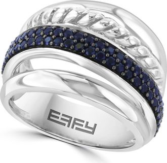 Effy Spinel Sterling Silver Ring in Black at Nordstrom Rack, Size 7