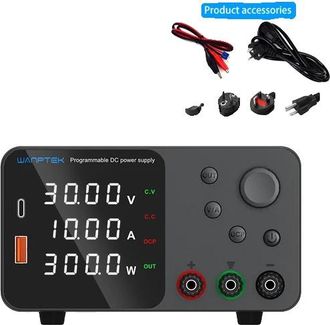 OEM Fuente De Alimentaci&oacute;n De Cc, Salida Ajustable, Pantalla F&aacute;cil De Usar, 4 D&iacute;gitos, 30 V 10 A
