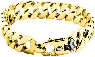 Pompeii3 Mens Cuban Link 14k Gold (134gram) or Platinum (217gram) 15mm Bracelet 15