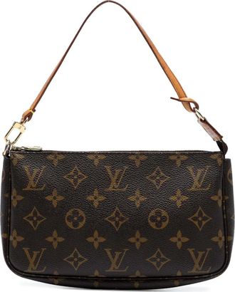 Louis Vuitton 2001 Monogram Pochette Accessoires shoulder bag - Bruin