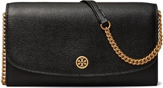 Tory Burch Robinson Saffiano Chain Wallet