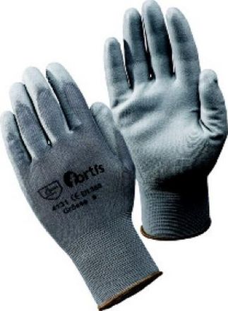 Fortis Guantes De Punto -fitter- (pu/poli&eacute;ster) T7 (por 10)