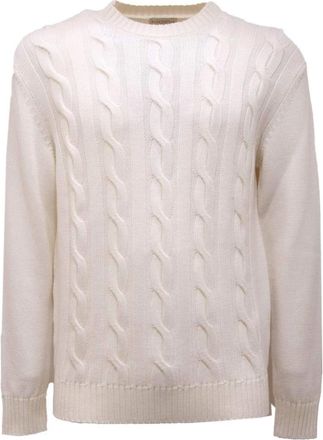 Ballantyne Heren, Truien, Wit, Maat: XL Wol