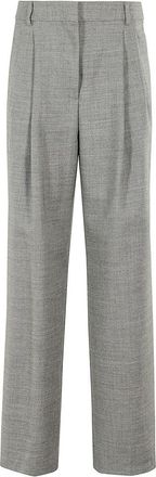 Semicouture Jodi Wide-Leg Wool Pants