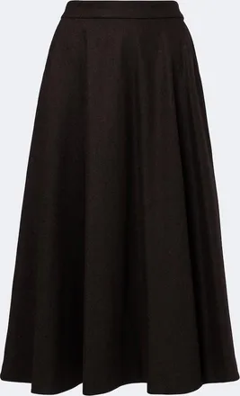 Max Mara Wool midi skirt