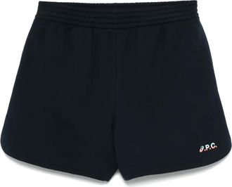 A.P.C. x Asics Coast trainingsshorts - Blauw
