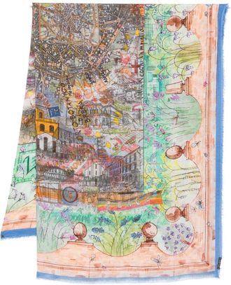 Faliero Sarti Womens Milano Silk Blend Stole