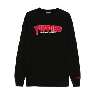 MC2 Saint Barth Round-neck Knitwear, male, Blue, Size: XL Heron Light 00420I