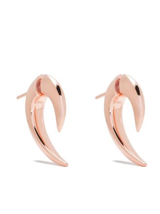 Shaun Leane Talon earrings - women - Sterling Silver/18kt Gold - One Size - Pink