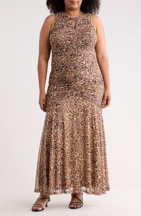 Hutch Julia Dress in Natural Realistic Leopard at Nordstrom Rack, Size 3X