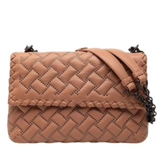 Bottega Veneta Pre-owned Cross Body Bags, female, Brown, Size: ONE SIZE Pre-owned Olimpia