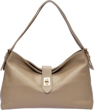 Anna Luchini Beige Rundleer Tas