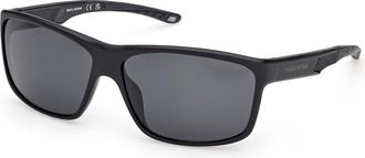 Skechers SE00158 Polarized 02D Mens Sunglasses Black Size 63