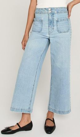 Unpublished Gemma VIP Crop Wide Leg Jeans in Blue at Nordstrom, Size 30