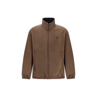 Prada Multicolor Recycled Polyamide Full-Length Mens Jacket