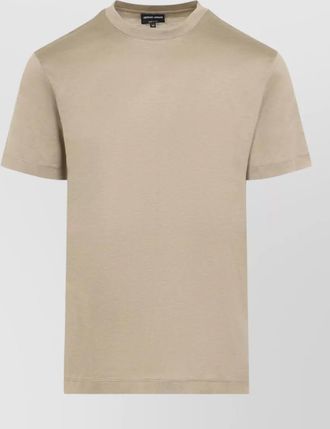 Giorgio Armani silk regular-fit short-sleeve t-shirt