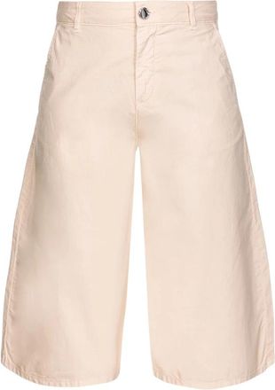 Pinko Bermuda Shorts Oliver Model - Dames - Korte Broeken - Roze - M - Katoen - Korte Broeken