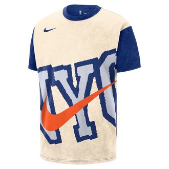 Nike New York Knicks Essential City Edition Nike Mens NBA Max90 T-Shirt in Brown | HV5505-120