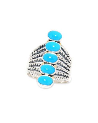 Samuel B. Silver 1.25 Ct. Tw. Sleeping Beauty Ring