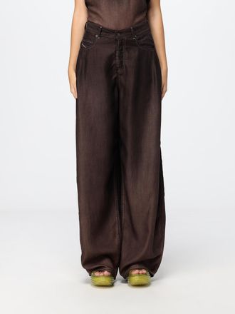 Diesel 1996 D-Sire Oversized Wide Leg Jeans in Bleached Denim