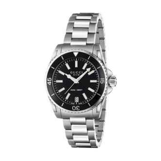 Gucci Accessoires, Dames, Grijs, ONE Size, Duikhorloge
