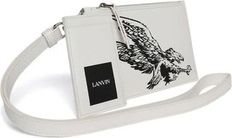 Lanvin White Leather Men Mens Wallet