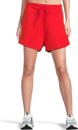 adidas by Stella McCartney Terry Shorts JD4668 Womens Shorts Active Red : XS, Cotton/Terry