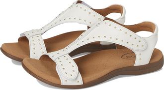 Taos Footwear Show Stopper Womens Sandals White : 10 M, Full Grain leather