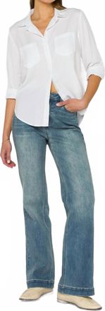 Velvet Heart Riley Relaxed Fit Top In Optic White