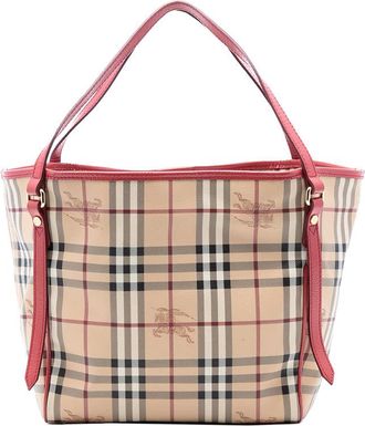 Burberry Pre-owned Burberry Small Haymarket Check Coated Canvas Canterbury Tote Ladies ITTIVGRO58CAL