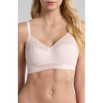 Chantelle Norah Supportive Wireless Bra in Blushing Pink at Nordstrom, Size 32G