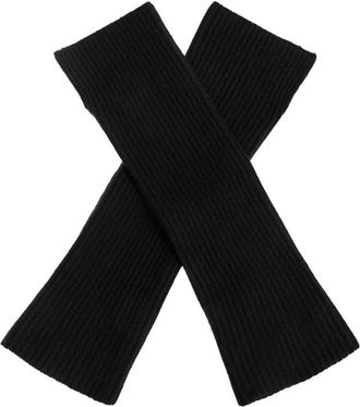 Lisa Yang Accessoires, Dames, Zwart, ONE Size, Kasjmier, Macie Lange Arm Warmers