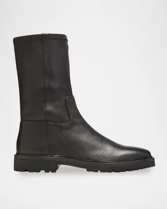 Loeffler Randall Danny Lambskin Lug-Sole Mid Boots