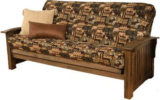 Kodiak Washington Frame-Rustic Walnut Finish-Peters Cabin Mattress