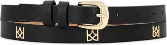 Kazar Rasella Riem - Dames - Riemen - Zwart - 110 CM - Leer - Accessoires