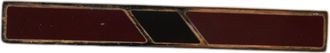 Dolce & Gabbana Mens Multicolor Gold Tone Brass Tie Clip Bar Real Enamel
