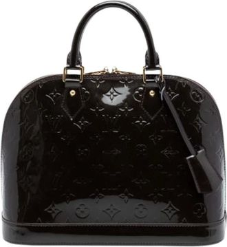 Louis Vuitton Pre-owned Handbags, female, Purple, Size: ONE SIZE Pre-owned Alma PM