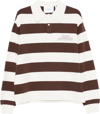 Axel Arigato Rey Striped Logo Polo Shirt