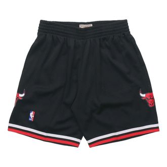 Mitchell & Ness NBA Swingman Shorts Chicago Bulls Alternate 1997-98 Black Red SMSHAC18023-CBUBLCK97