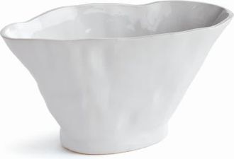Napa Home & Garden Madara White Gloss Oval Large Ceramic Sculptural Vase 18.75 at Nordstrom