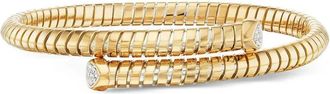 Marina B 18K yellow gold Trisolina diamond bangle bracelet