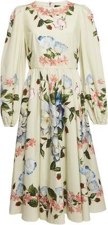 Dolce & Gabbana Jurk met bloemenprint - Wit